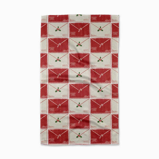 Christmas Letter Stack Tea Towel