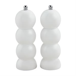 Bauble Salt & Pepper Grinder Set - White