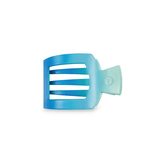 Small Square Flat Hair Clip - Poolside