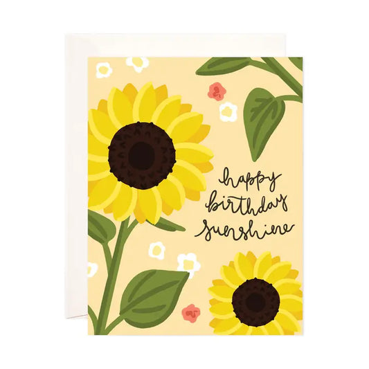 Sunflower Birthday Greeting Card