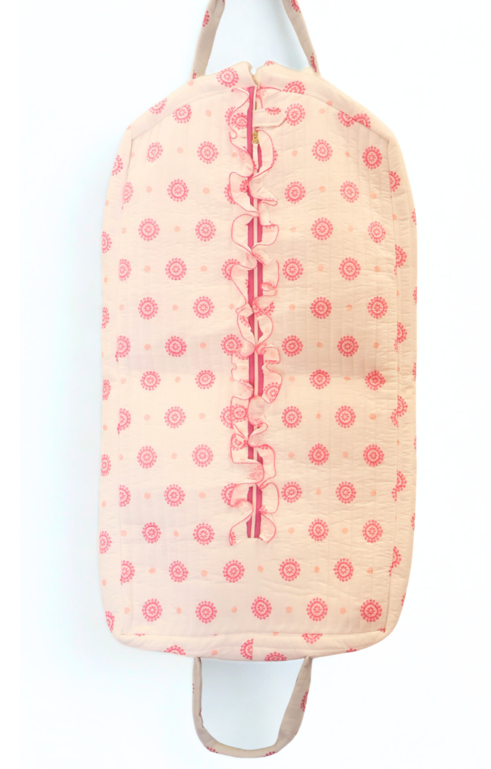 Quilted Garment Bag - Rosette Luxe
