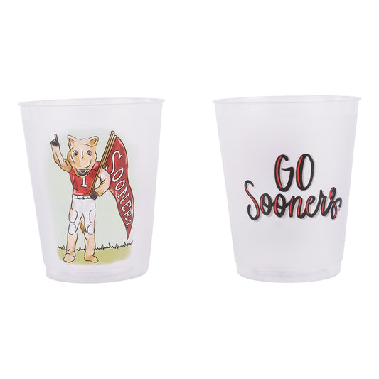 Oklahoma Mascot Frosted Cups