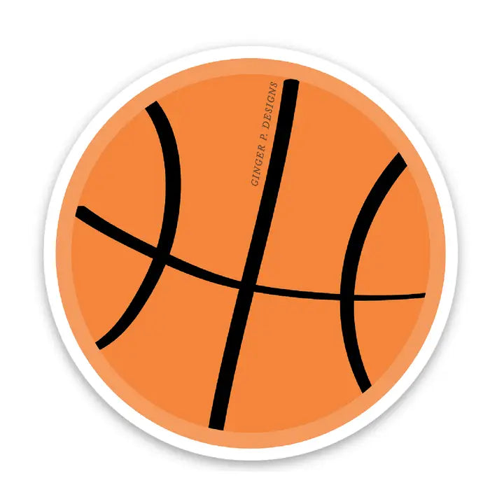Basketball Vinyl Sticker