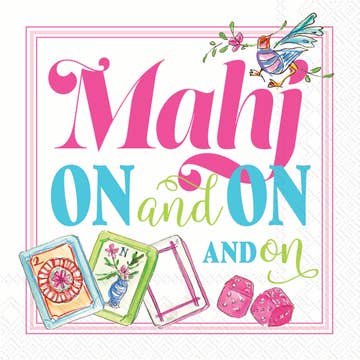 Cocktail Napkin - Mahj On and On