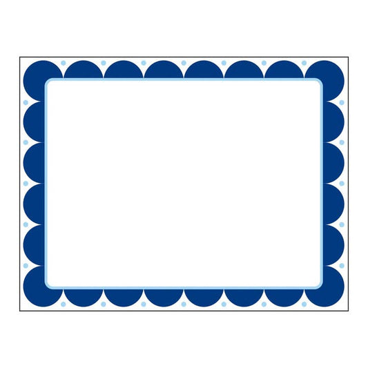 Scallop Flat Notes - Navy