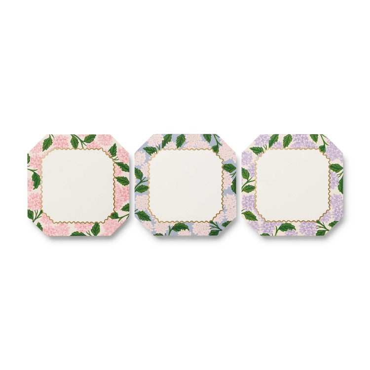 Mini Notepad Trio - Pink Hydrangea