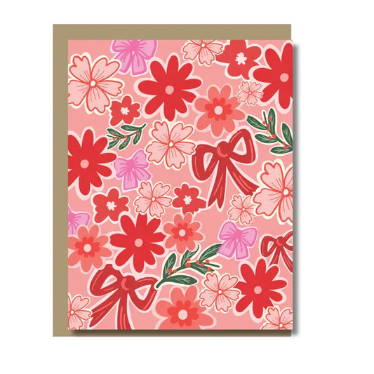 Holiday Bows Greeting Card