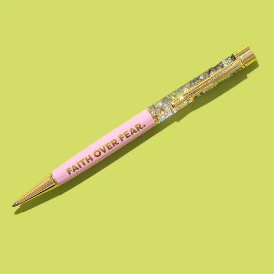 Confetti Pink Pens - Faith Over Fear