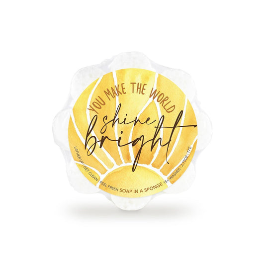 You Make the World Shine Bright Soap Sponge