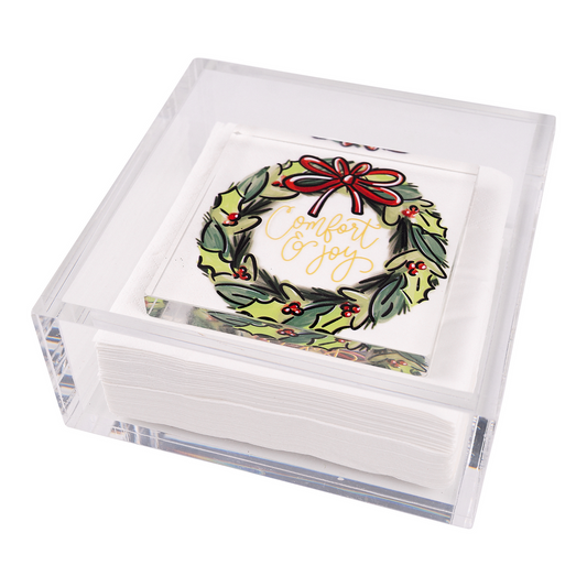 Napkin Weight - Comfort & Joy Wreath