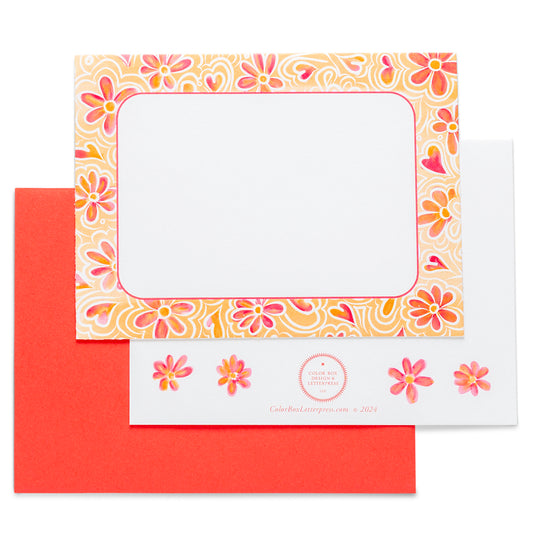 Everyday Notes - 70s Flower