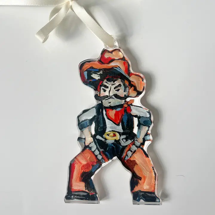 Acrylic Ornament - Cowboy