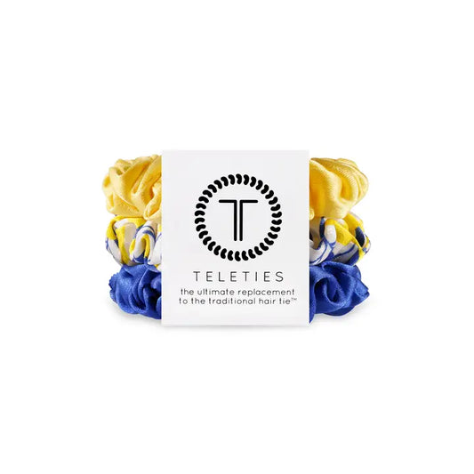Small Silk Scrunchies - Limoncello
