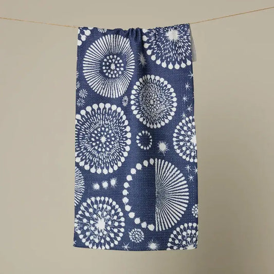 Freedom Sparks Navy Bar Towel