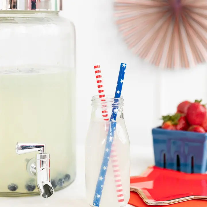 Reusable Straws - Red, White and Blue