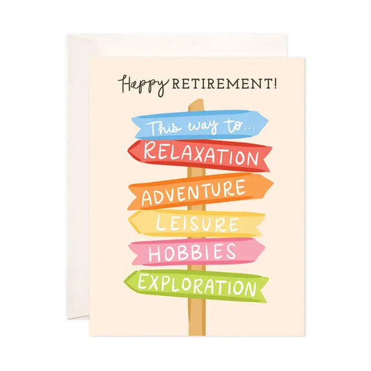 Retirement Signs Greeting Card