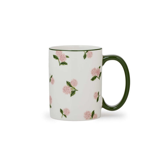 Porcelain Mug - Pink Hydrangea