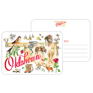 Post Cards - Oklahoma Handpainted Icons