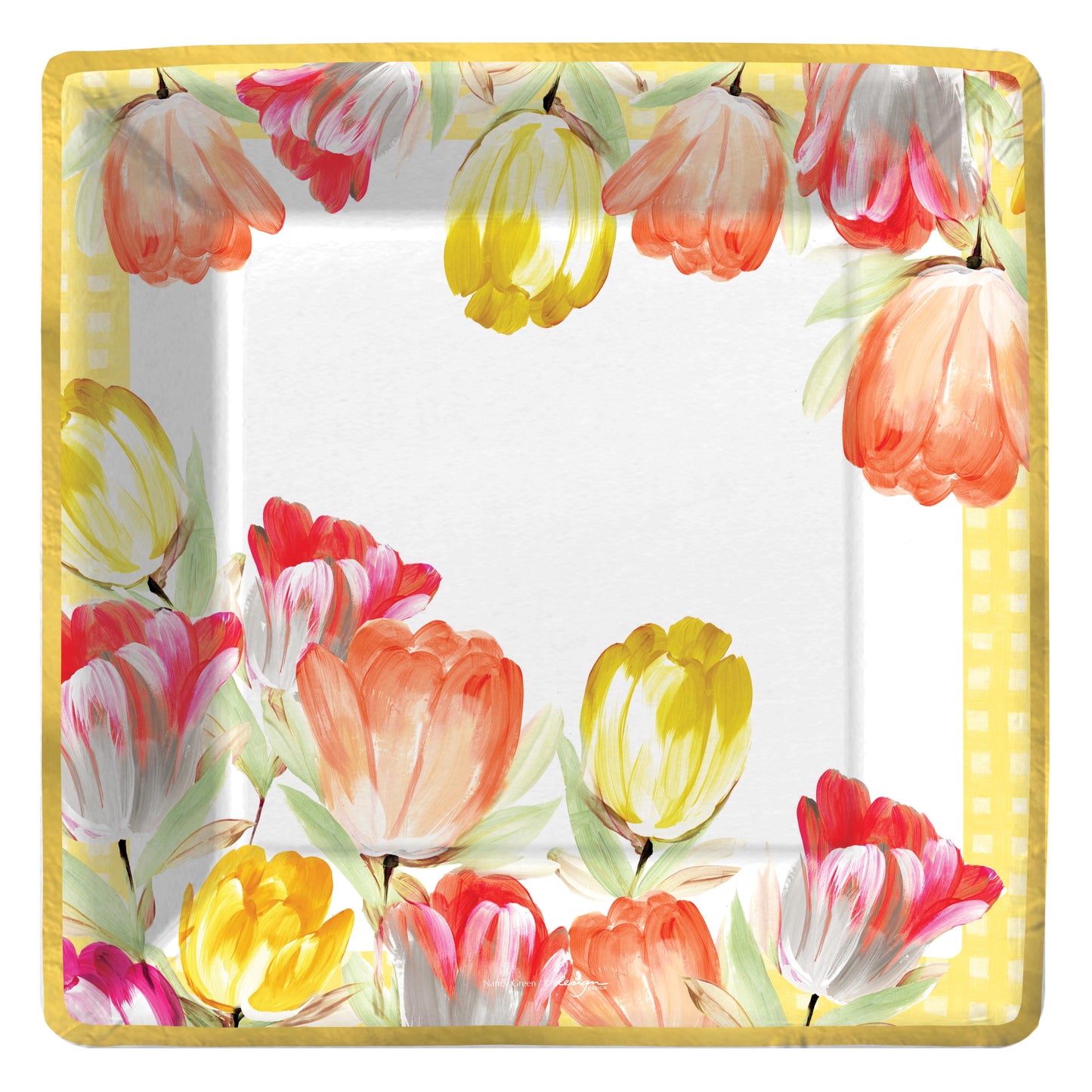 Dinner Plate - Pretty Tulips