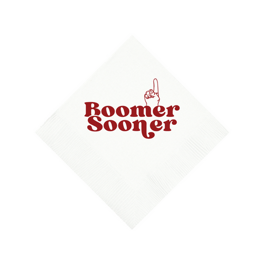 Boomer Sooner OU Cocktail Napkins - 25ct