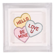 Napkin Weight - Conversation Hearts