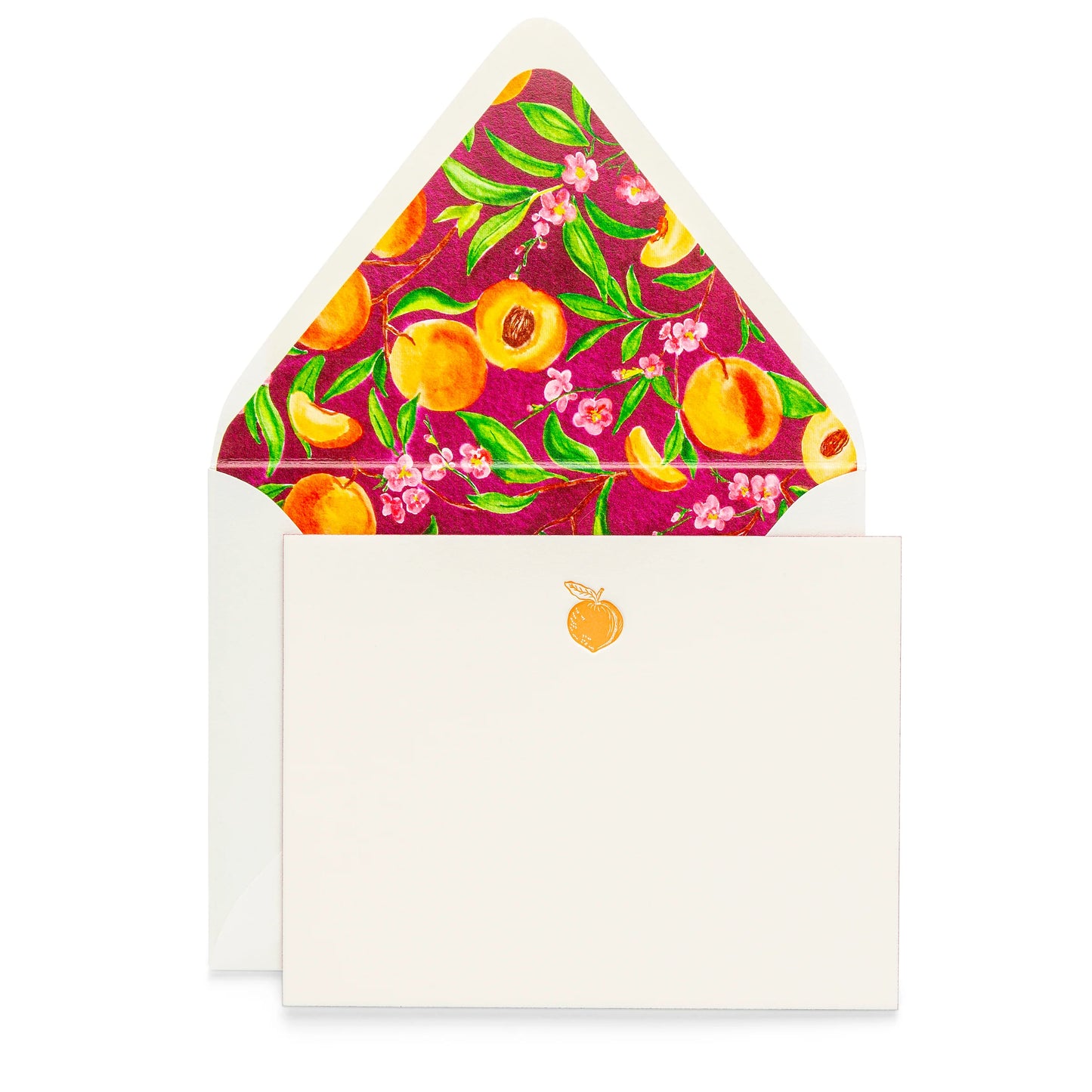 Letterpress Boxed Cards - Peach Fancy Pant