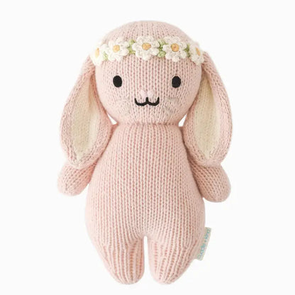 Baby Animal - Bunny Rose with Ivory Floral