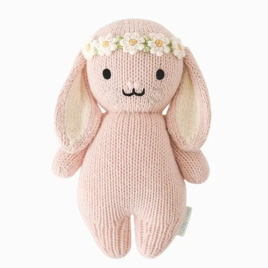 Baby Animal - Bunny Rose with Ivory Floral