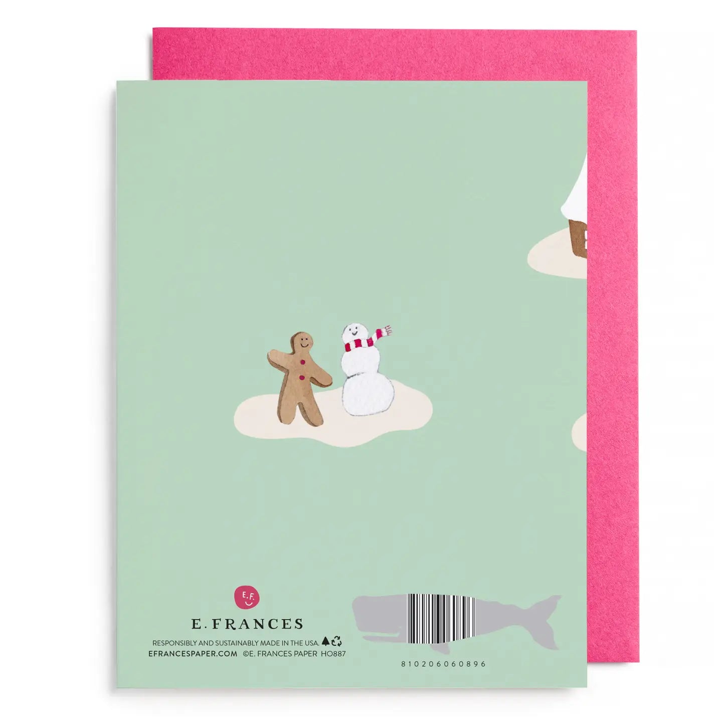 Greeting Card - Gingerbread Village