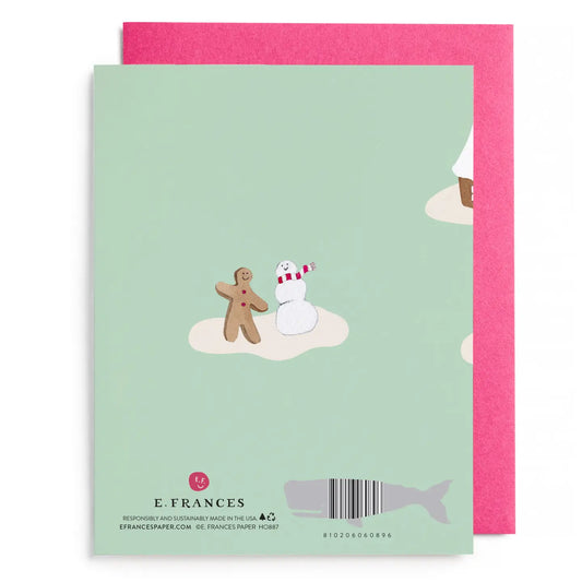 Greeting Card - Gingerbread Village
