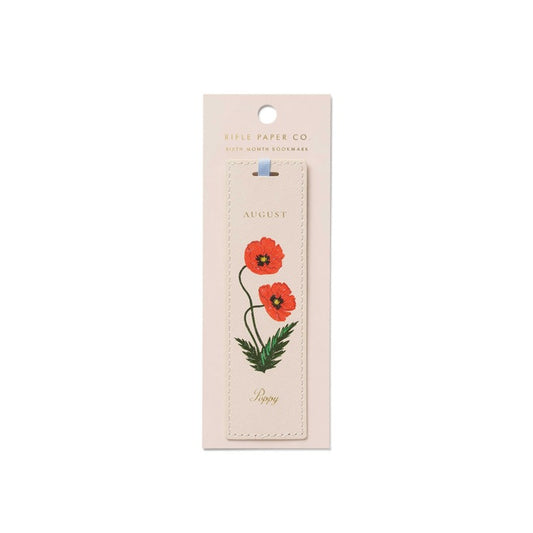 Birth Month Bookmark - August