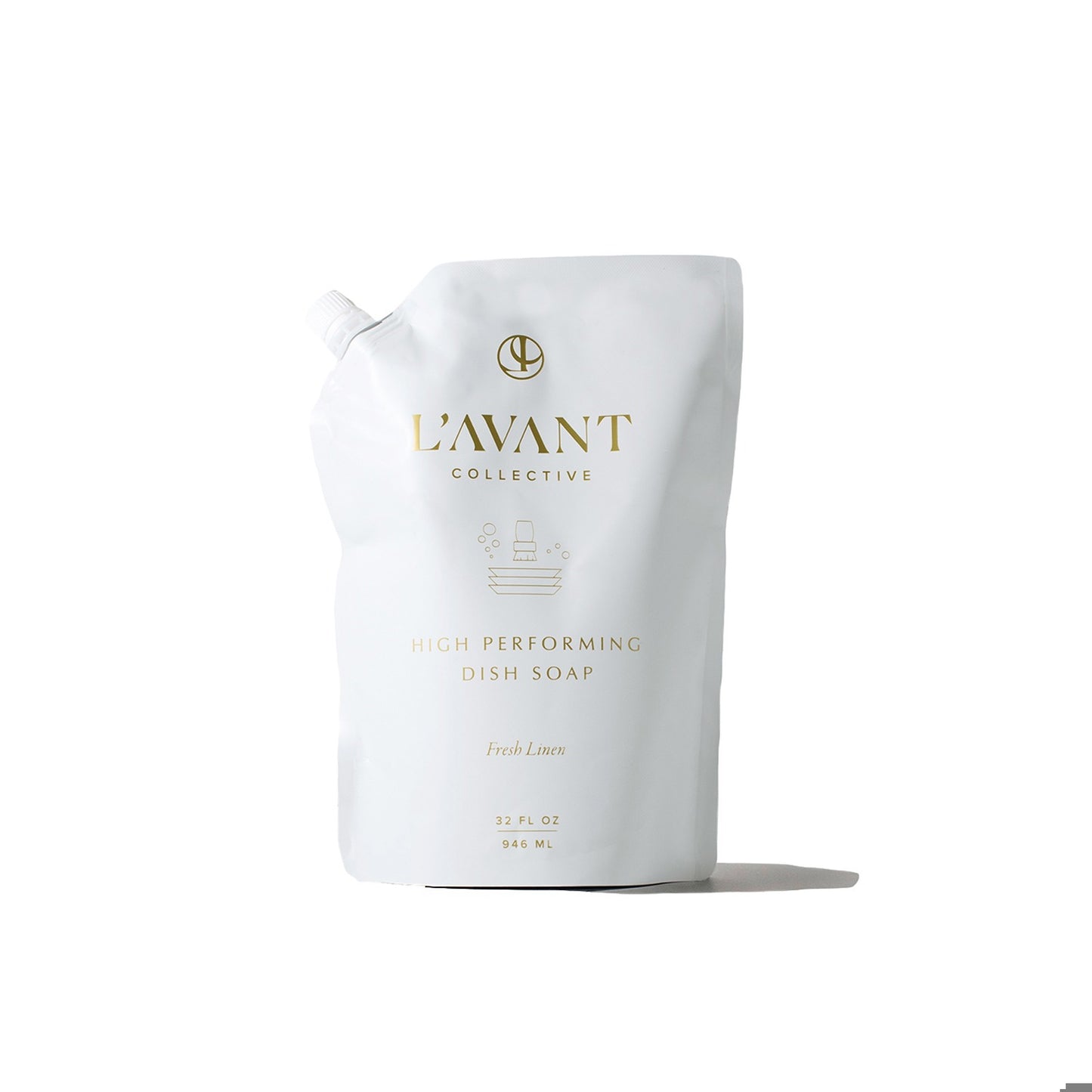 High Performing Dish Soap Refill Pouch -  Fresh Linen