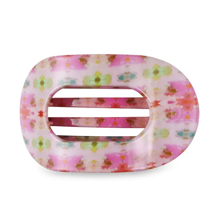 Flat Round Hair Clip - Large - Giverny