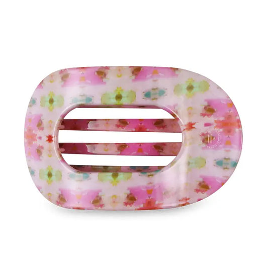 Flat Round Hair Clip - Large - Giverny