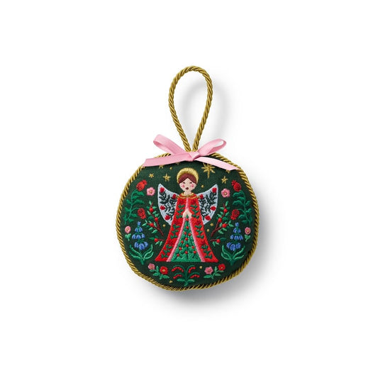 Embroidered Ornament - Nativity Angel