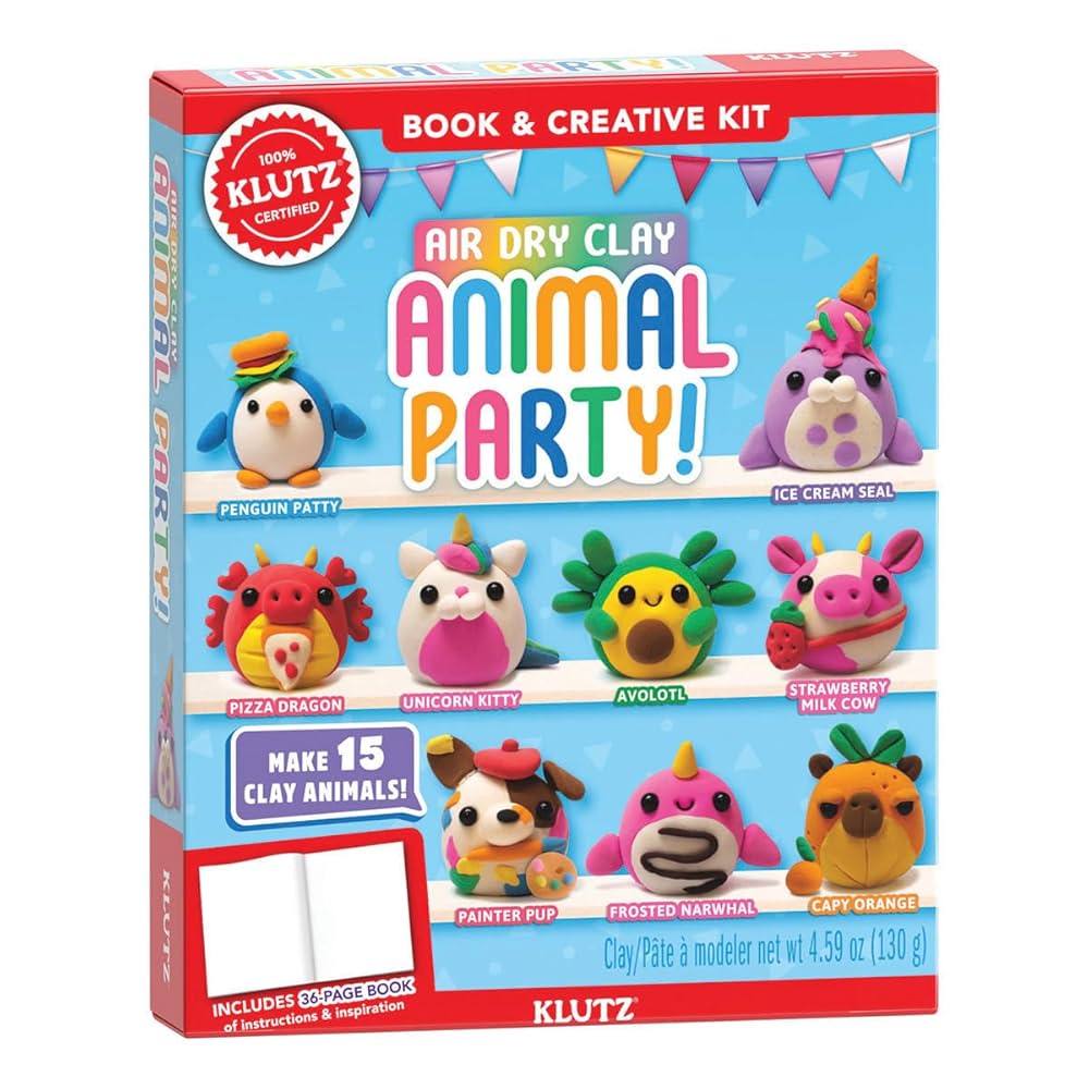 Air Dry Clay Animal Party