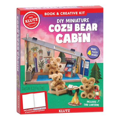 DIY Mini Cozy Bear Cabin