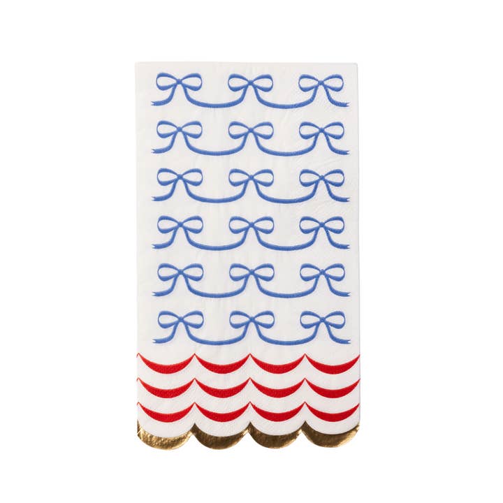 Guest Towels - 4th of July Bow Flag