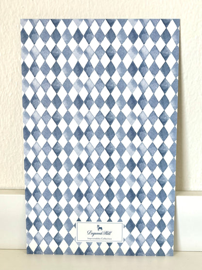 Blue Diamond Crest Invitation - 10 CT