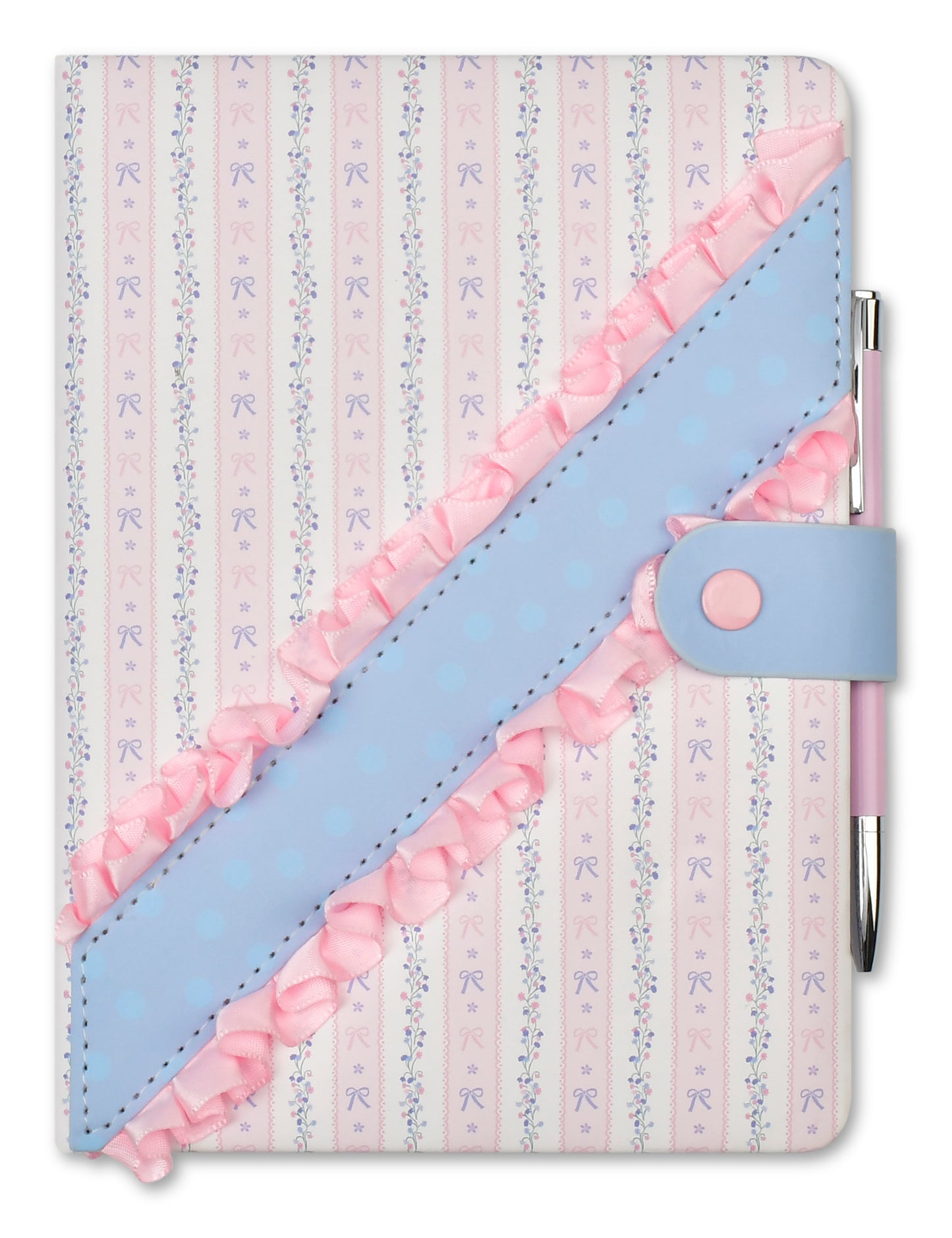 Floral Stripes Journal
