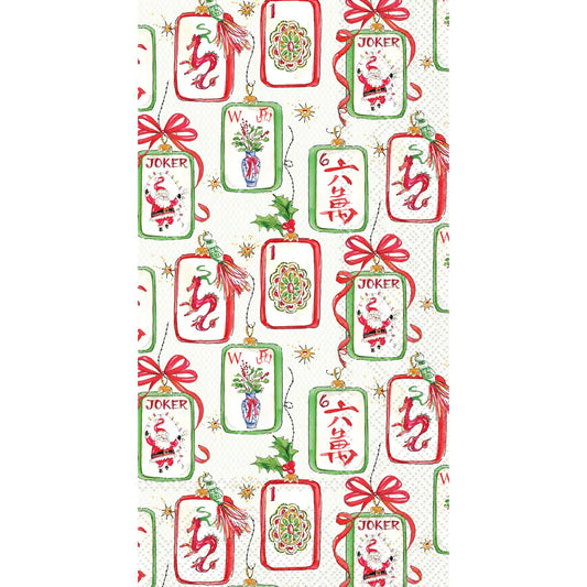 Guest Towels -  Mahjong and Santa Rosanne Beck