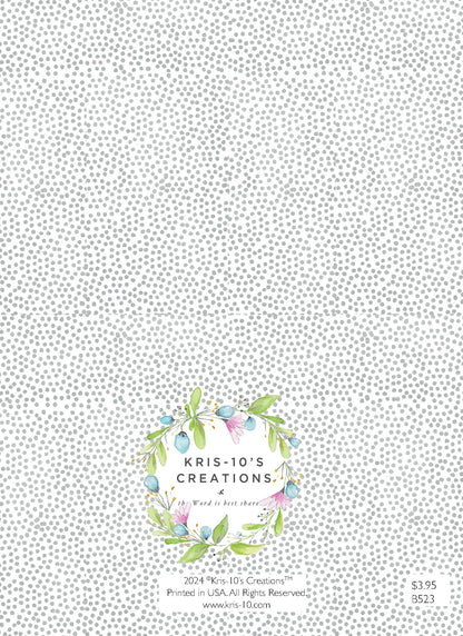 Blue For This Child I Have Prayed Card