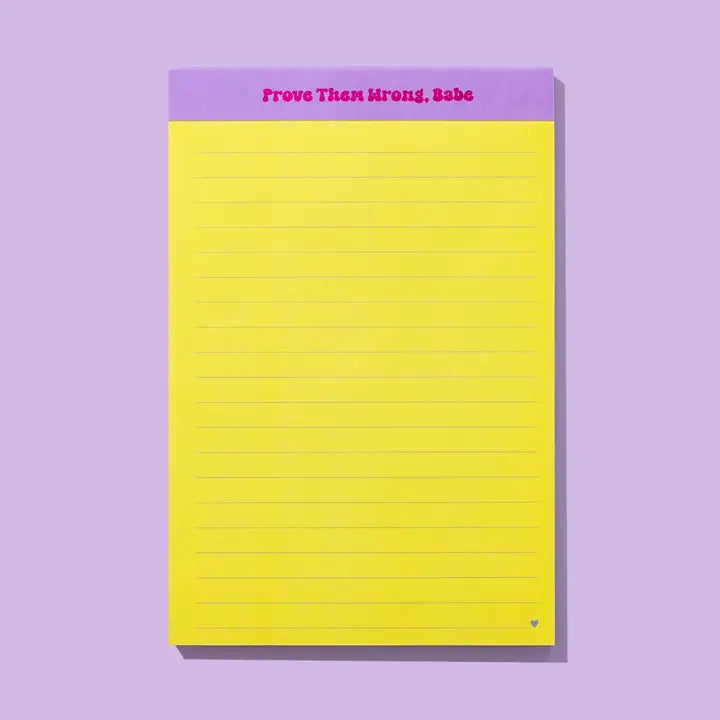 List Pad - Prove Them Wrong