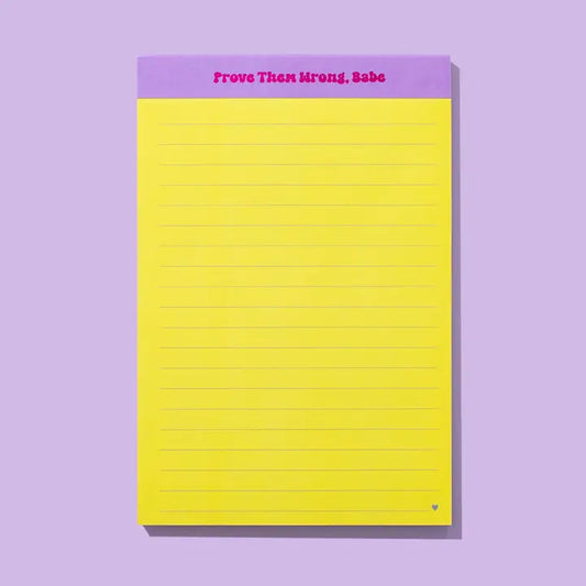 List Pad - Prove Them Wrong