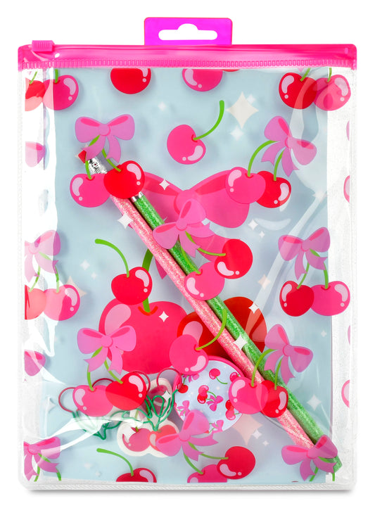 Cheerful Cherries Stationery Set