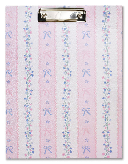 Floral Stripes Clipboard Set
