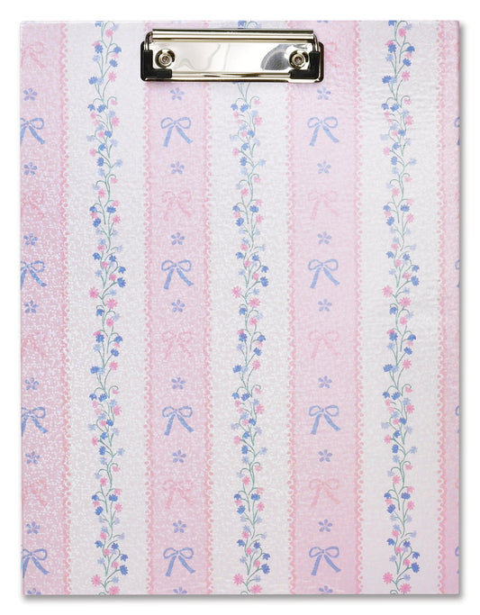 Floral Stripes Clipboard Set
