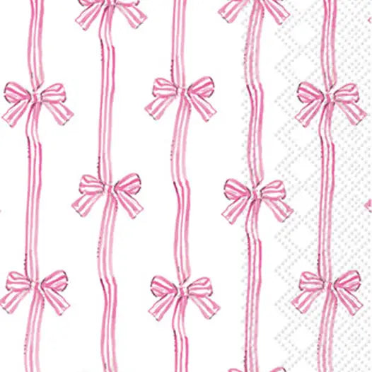 Guest Towels - Bow Toile - Pink