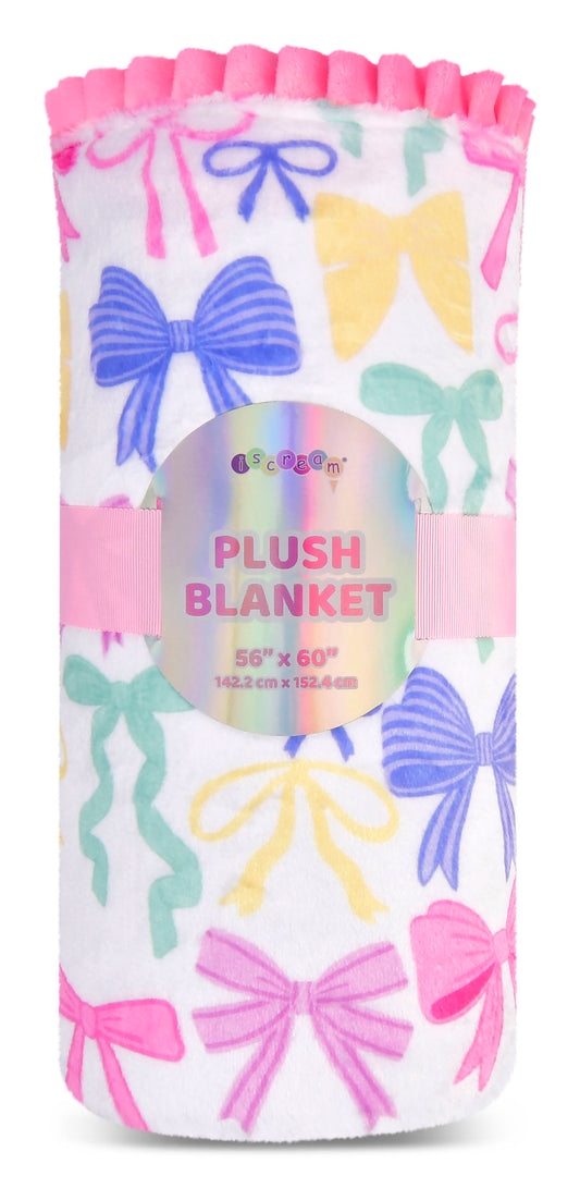 Pretty Bows Plush Blanket