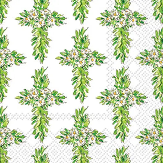 Guest Towels - Floral Cross